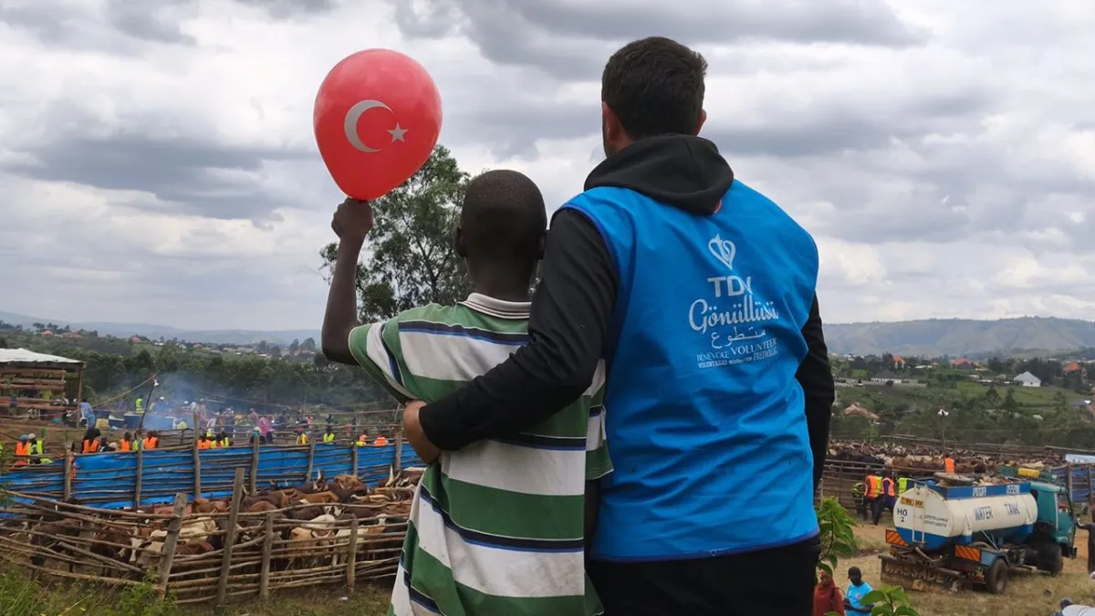 Türkiye Diyanet Vakfı'ndan Uganda'ya Dev Kurban Yardımı: 51 Bin 100 Hisse Ulaştırıldı