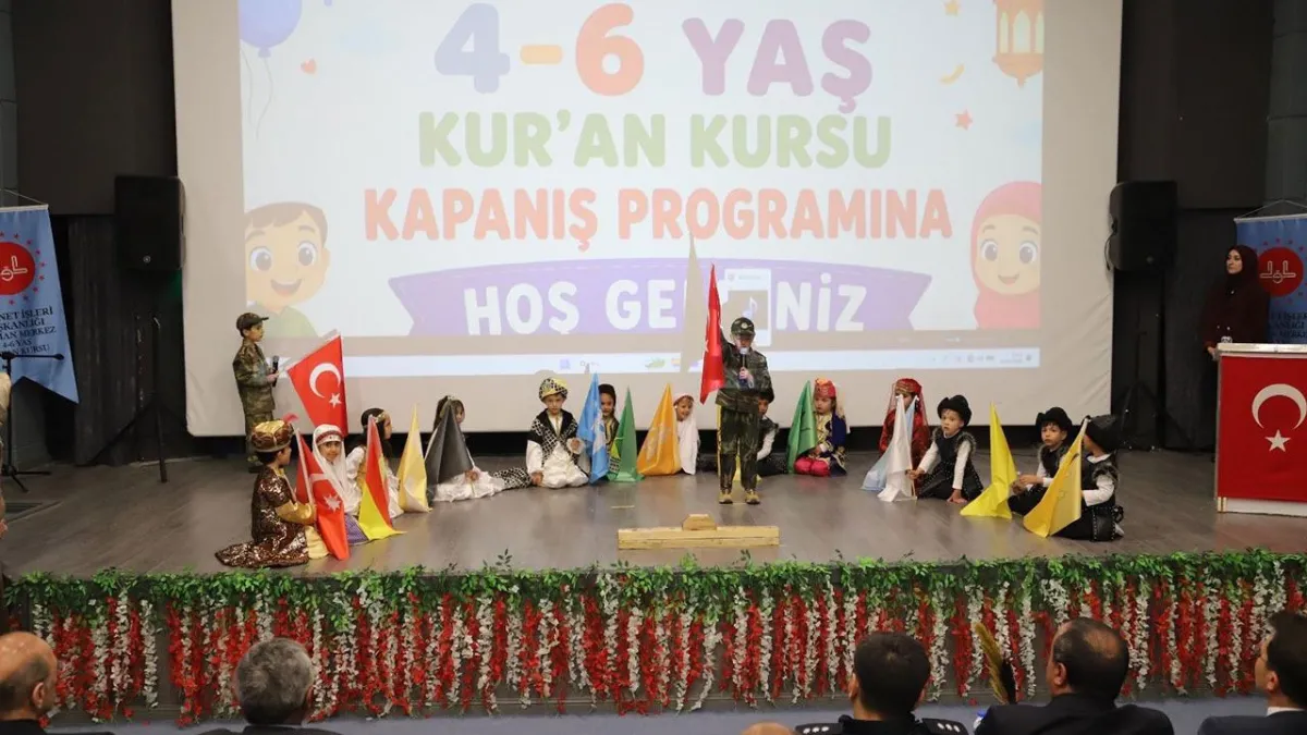 Narman'da Minik Yüzler Kur'an'la Buluştu: 4-6 Yaş Kur'an Kursları Mezuniyet Coşkusu!