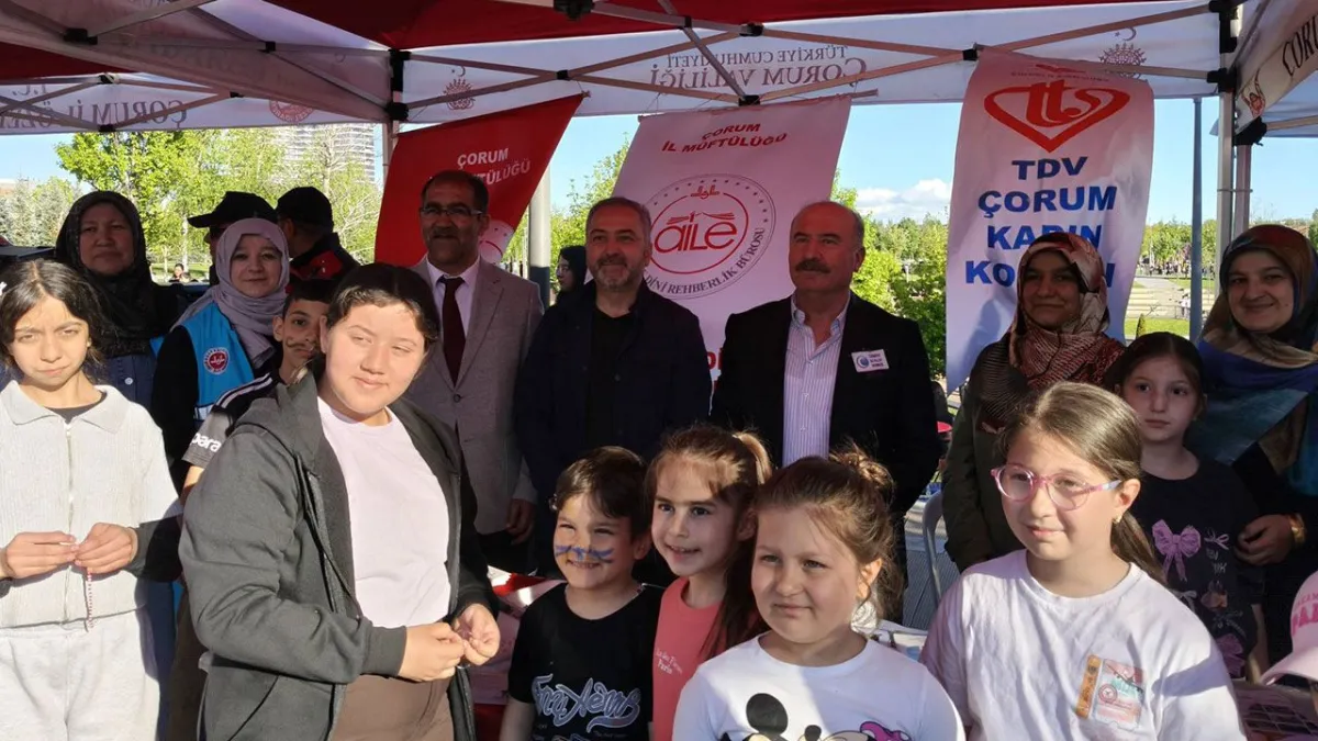 Aile Festivali Çorum'da Coşkuyla Kutlandı: Müftülük Standı Büyük İlgi Gördü