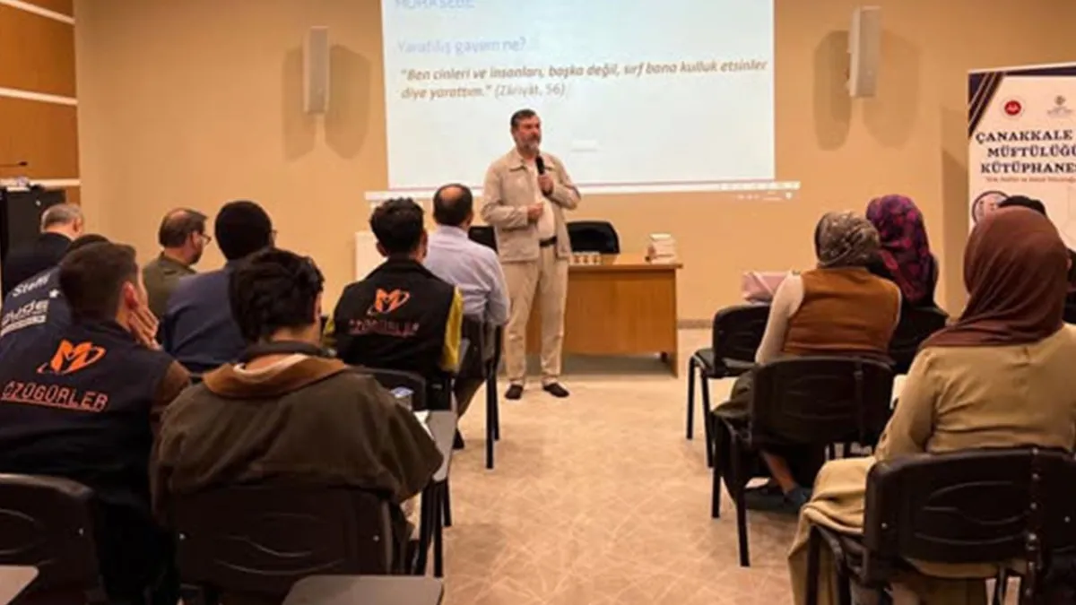 Çanakkale'de Gençliğe Değer Seminerleri: Manevi Gelişim ve İlmi Bilgiler Buluştu