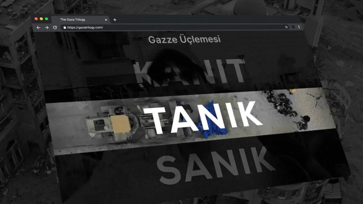 AA'dan Gazze'deki Suçları Belgeleyen Dijital Kaynak: Gazatrilogy Yayında!