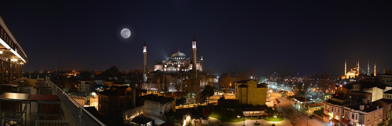 Gece — Cami — Ayasofya