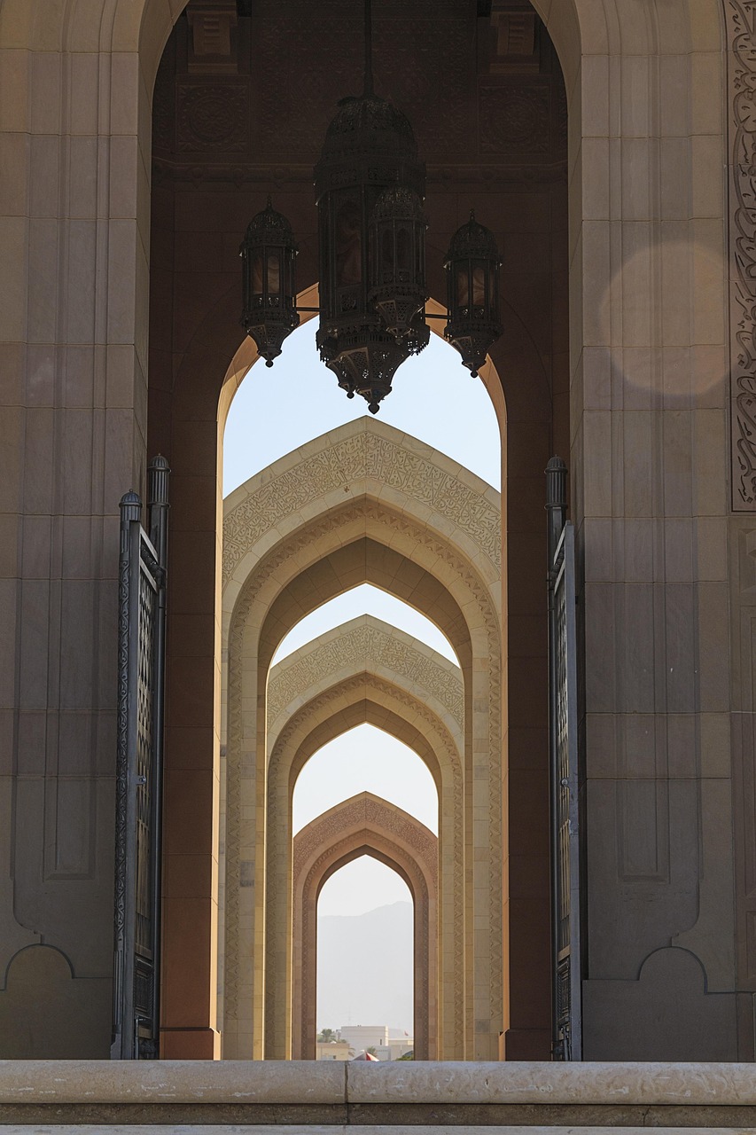 Sultan kabus büyük camii — Umman — Mimari