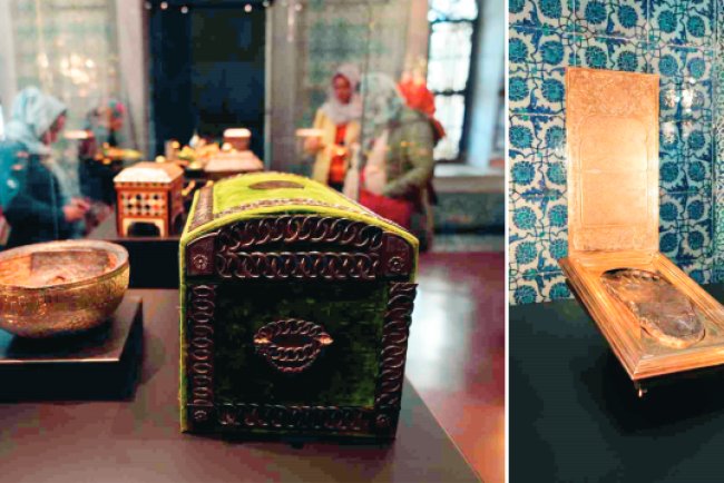 Mukaddes Emanetler on binleri ağırladı