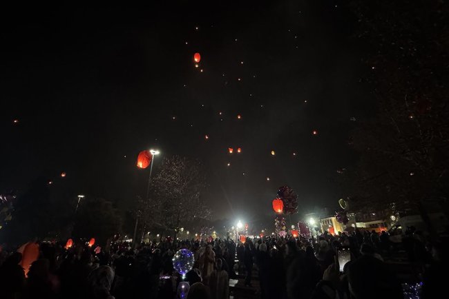 Konya'da "Şivlilik" geleneği kapsamında fener alayı coşkusu yaşandı