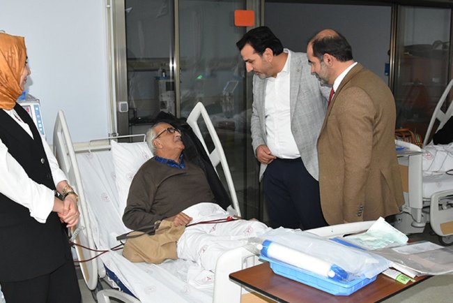 Edremit'te hastalar unutulmadı