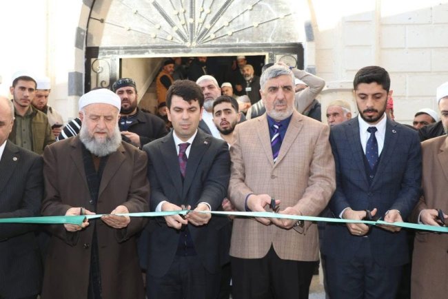 Yeşil Kubbe Camii dualarla açıldı