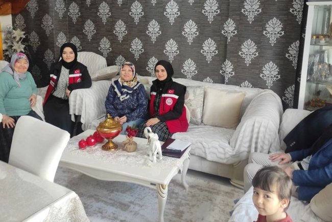 Müftülükten şehit ailesine ziyaret