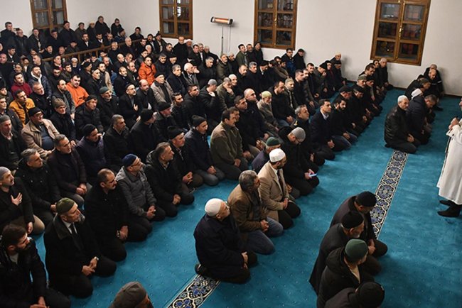 Bilecik'te onarılan tarihi Kara Mustafa Paşa Camii, törenle yeniden ibadete açıldı
