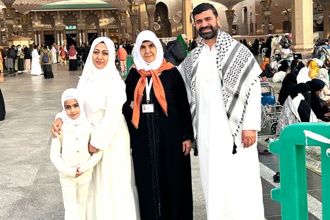 Minik Mihrimah'ın umre hayali gerçek oldu