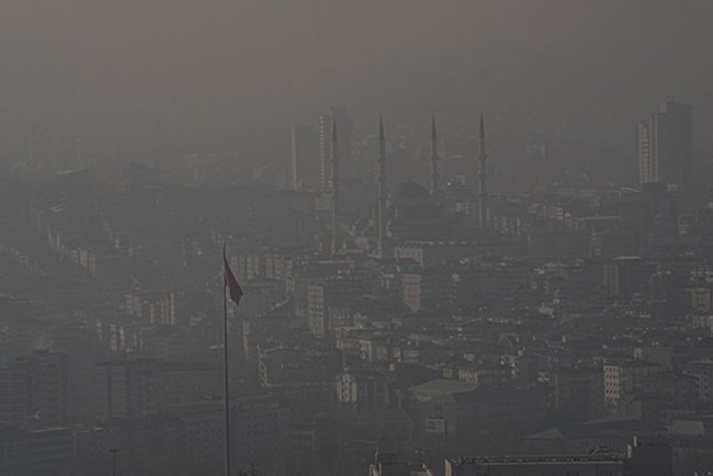 Ankara'nın hava kalitesi "turuncu" seviyede