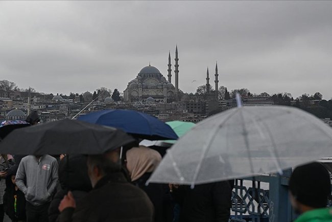 Marmara'da aralık ayında yağışlar önceki yıla göre yüzde 38 arttı