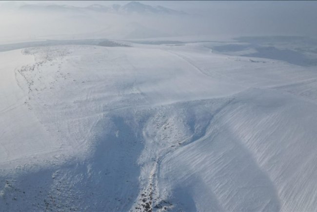Türkiye'de gece en düşük sıcaklık eksi 34 ile Erzurum Tekman'da ölçüldü