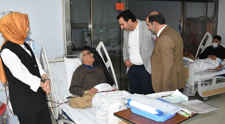 Edremit'te hastalar unutulmadı