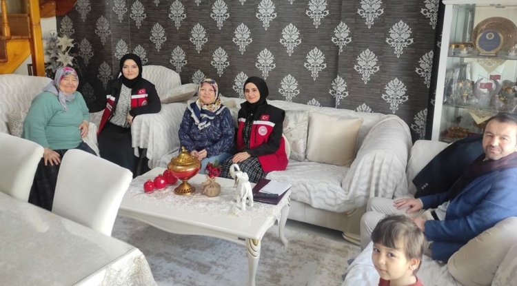 Müftülükten şehit ailesine ziyaret