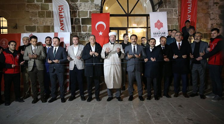 Hatay'da deprem sonrası onarımı tamamlanan cami ibadete açıldı