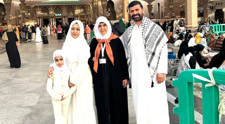 Minik Mihrimah'ın umre hayali gerçek oldu