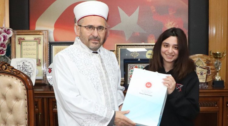 İtalyan Martina Elazığ'da Müslüman oldu