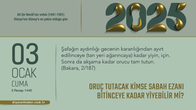 Oruç Tutacak Kimse Sabah Ezanı Bitinceye Kadar Yiyebilir mi?