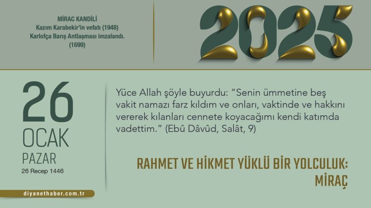 Rahmet ve Hikmet Yüklü Bir Yolculuk: Miraç