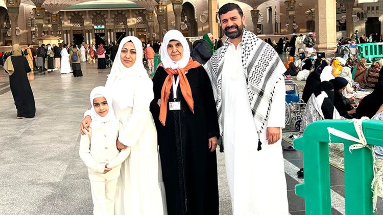 Minik Mihrimah'ın umre hayali gerçek oldu