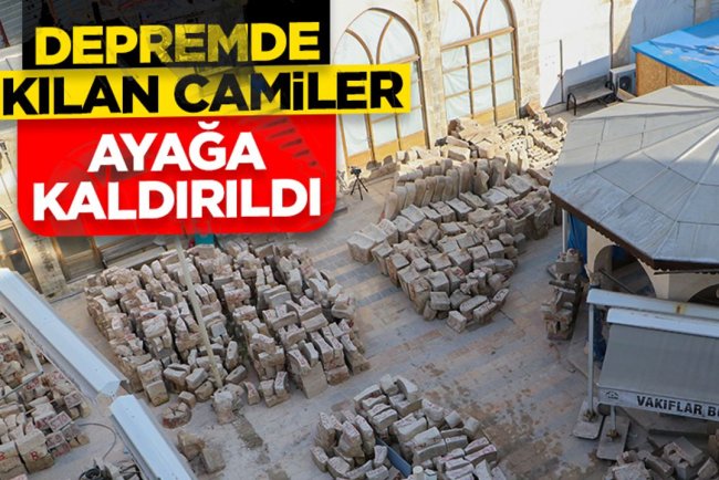 Kilis'te depremde hasar gören 19 tarihi camiden 3'ünün onarımı tamamlandı