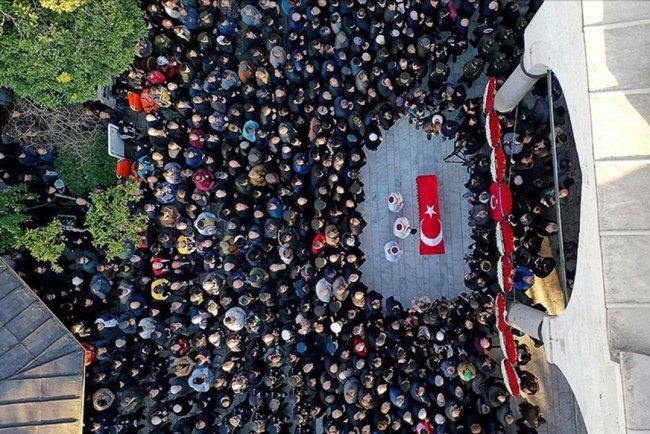 Şehit Piyade Komando Binbaşı Yetişen, son yolculuğuna uğurlandı