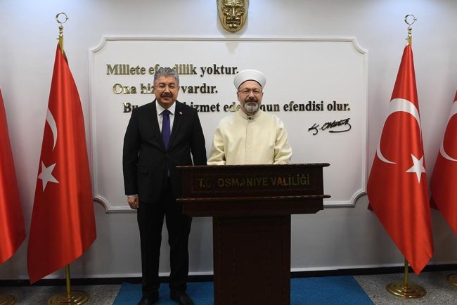 Başkan Erbaş, Osmaniye’de