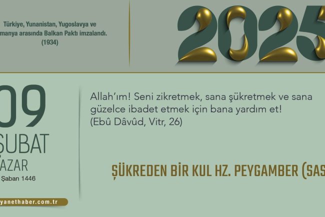 Şükreden Bir Kul Hz. Peygamber (sas)