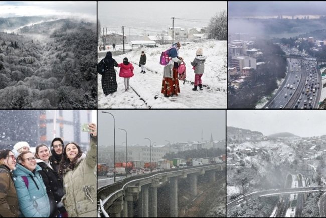 İstanbul'un 9 ilçesinde kar yağışı nedeniyle eğitime 1 gün ara verildi