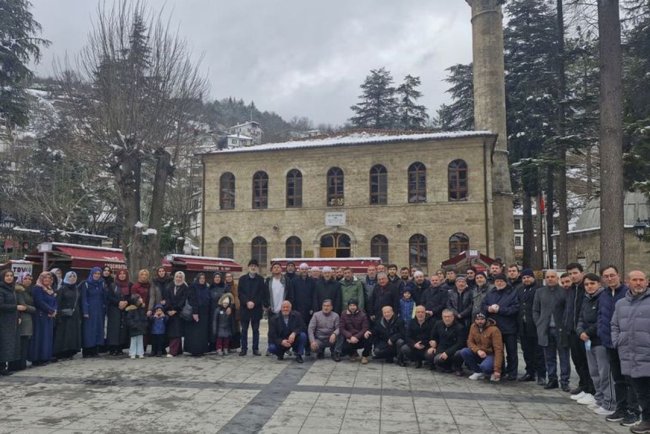 Din görevlileri, Akşemseddin Hazretleri Türbesi'ni ziyaret etti