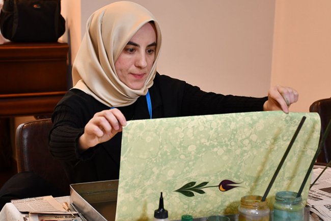 Kuzey Makedonya'nın başkenti Üsküp'te Türk el sanatları tanıtıldı