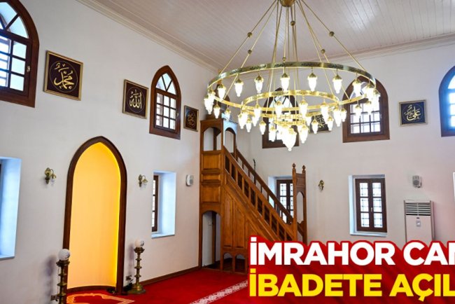 Üsküdar'daki İmrahor Camii ibadete açıldı