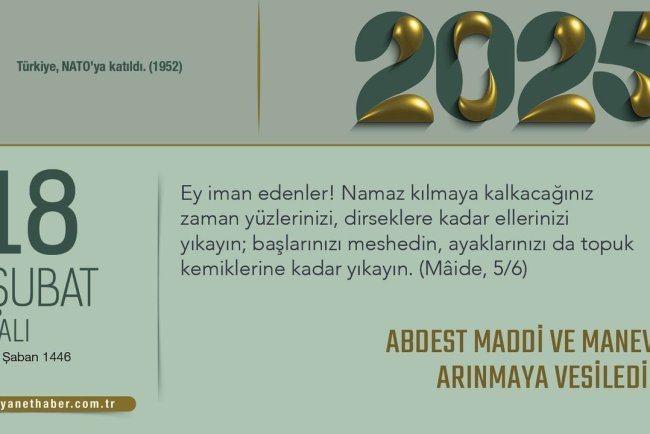 Abdest Maddi ve Manevi Arınmaya Vesiledir