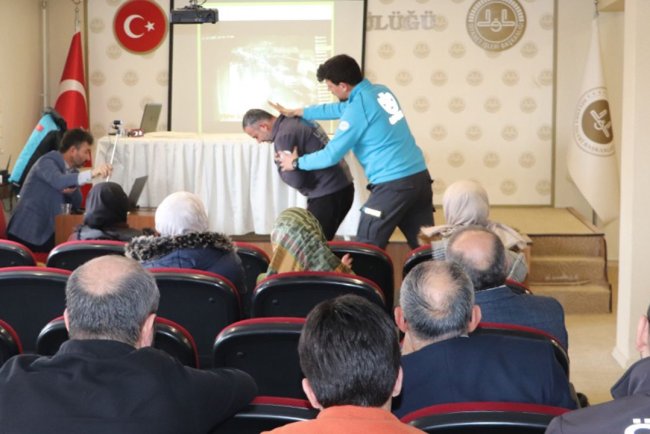 Müftülük personeline ilk yardım eğitimi