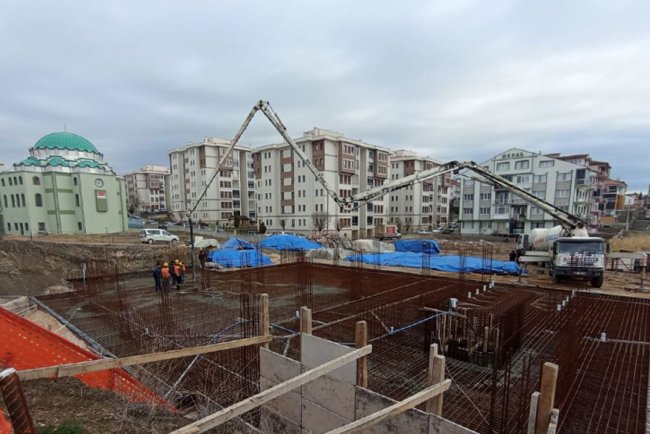 Gediz’de Hafızlık Yatılı Erkek Kur’an Kursunun temeli atıldı