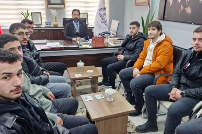 Üniversite öğrencilerinden Müftülüğe ziyaret