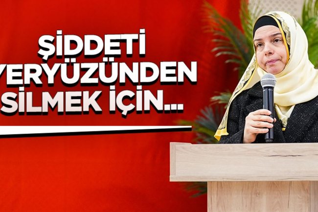 Prof. Dr. Martı: Şiddeti yeryüzünden silmek için