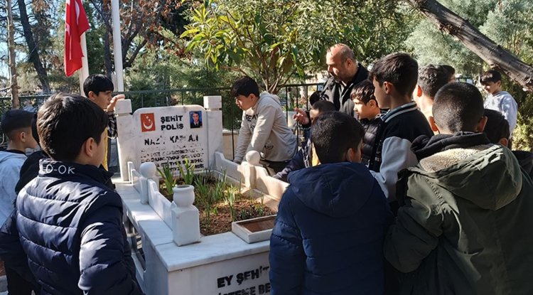 Kahta Diyanet gençlikten şehitlere vefa