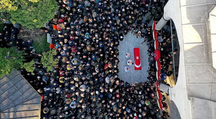 Şehit Piyade Komando Binbaşı Yetişen, son yolculuğuna uğurlandı