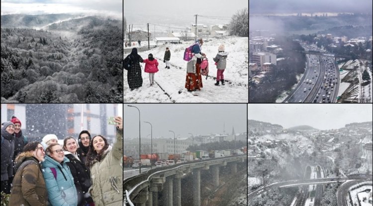 İstanbul'un 9 ilçesinde kar yağışı nedeniyle eğitime 1 gün ara verildi