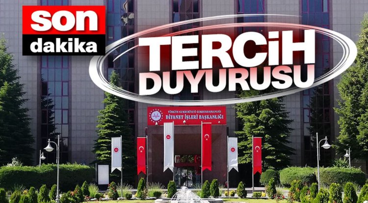 Mühendis alımı tercih duyurusu