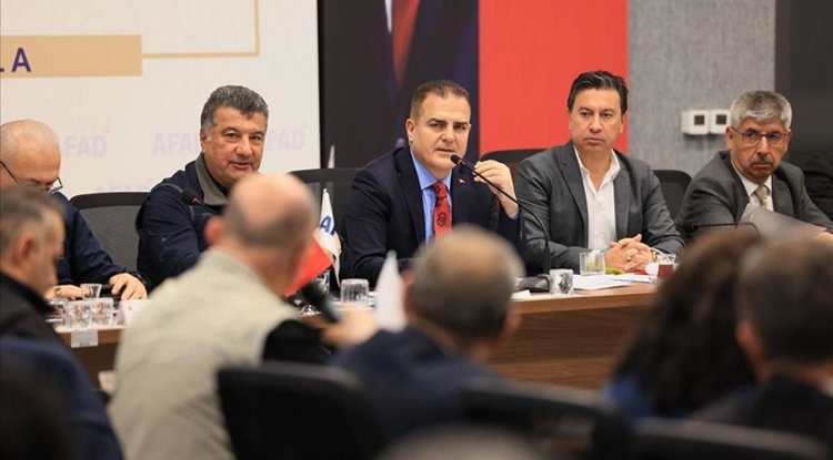 Muğla'da Ege Denizi'ndeki sismik aktiviteye yönelik risk değerlendirme toplantısı yapıldı