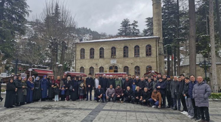 Din görevlileri, Akşemseddin Hazretleri Türbesi'ni ziyaret etti