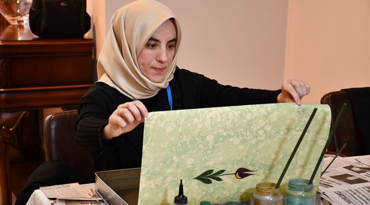 Kuzey Makedonya'nın başkenti Üsküp'te Türk el sanatları tanıtıldı