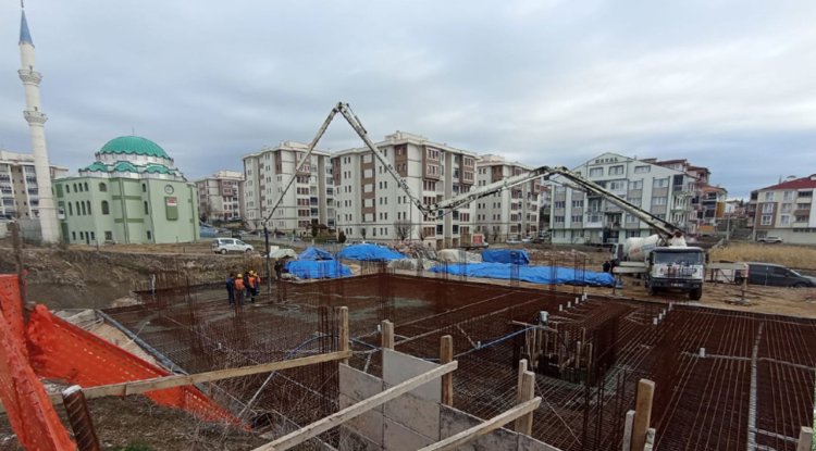 Gediz’de Hafızlık Yatılı Erkek Kur’an Kursunun temeli atıldı