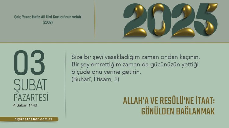 Allah’a ve Resûlü’ne İtaat: Gönülden Bağlanmak