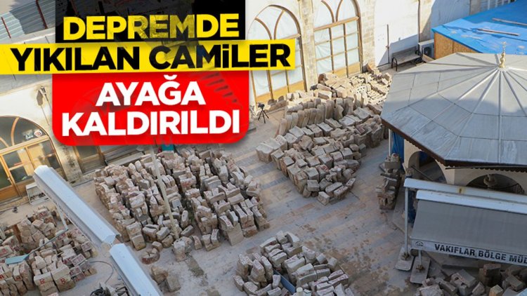 Kilis'te depremde hasar gören 19 tarihi camiden 3'ünün onarımı tamamlandı