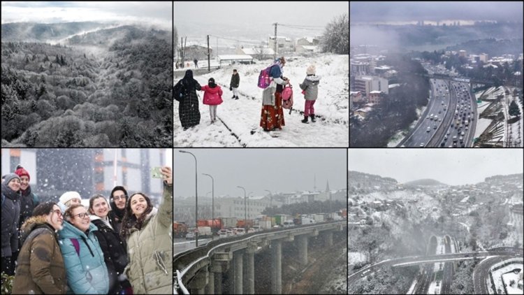 İstanbul'un 9 ilçesinde kar yağışı nedeniyle eğitime 1 gün ara verildi