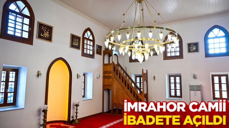 Üsküdar'daki İmrahor Camii ibadete açıldı